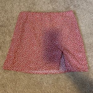 Pink Zip Skirt ( M )